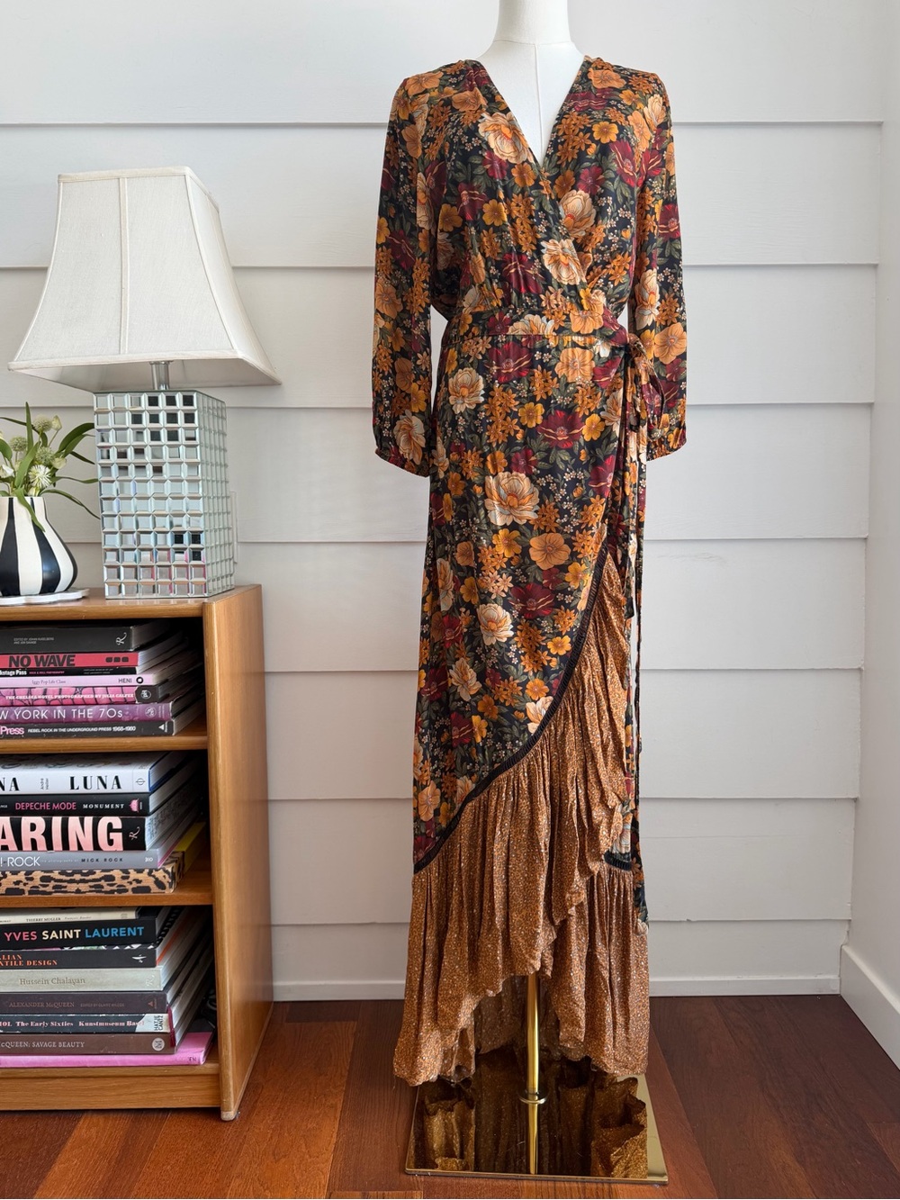 Farm Rio Madrid Wrap Maxi Dress M - Picture 3 of 9